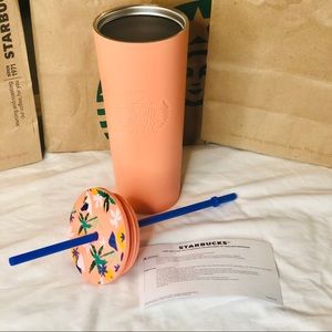 Starbucks Matte Peach Metal Tumbler Summer 2020
